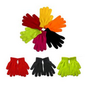 Magic Acrylic Knitted Solid Color Gloves